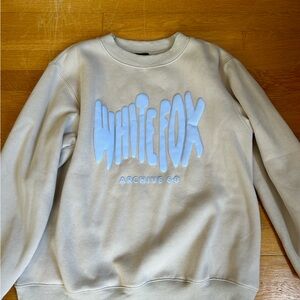White fox crewneck
